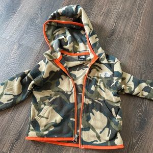 Toddler Camo Northface Jacket size 3T